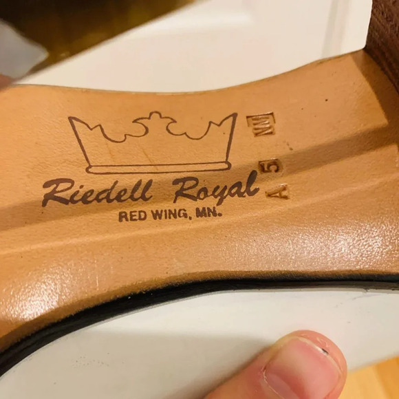 Riedell Womans Figure Skates size 5 Beige /John Wilson Corenation Comet Blade - Picture 7 of 16